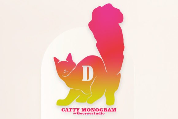 Catty Monogram Font - Featured Image