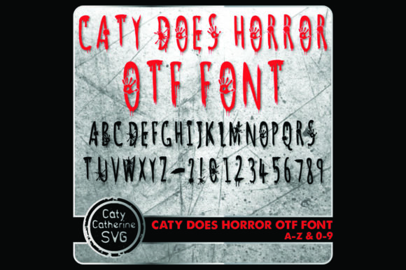 Caty Does Horror Font - Featured Image