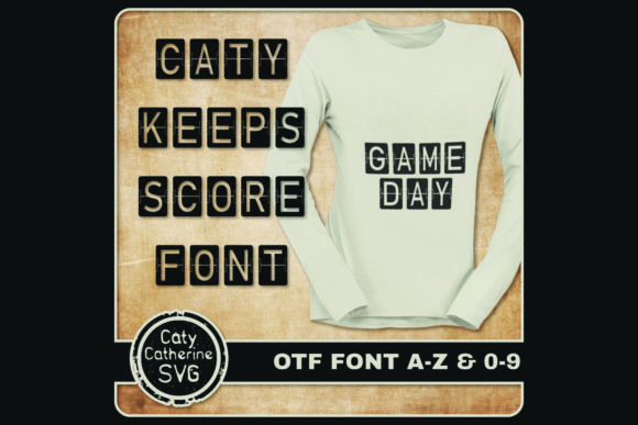 Caty Keeps Score Font - Featured Image