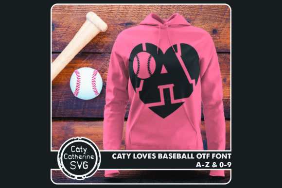 Caty Loves Baseball Font - Featured Image