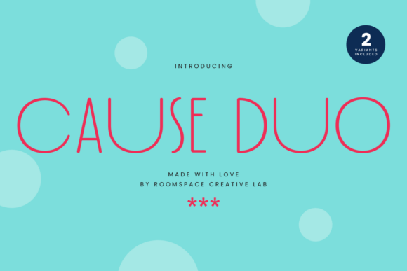 Cause Duo Font - Featured Image