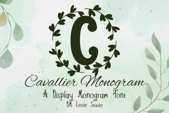 Cavallier Monogram Font - Featured Image