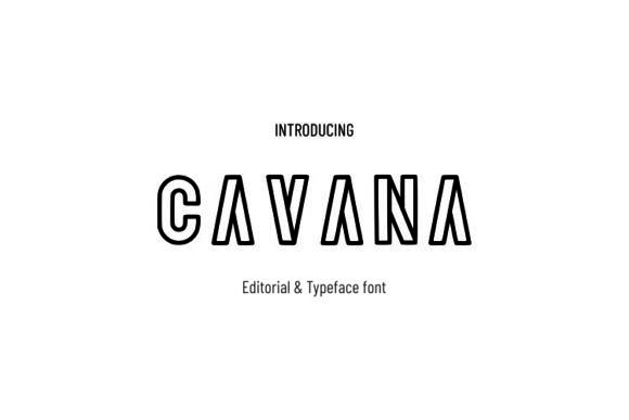 Cavana Font - Featured Image