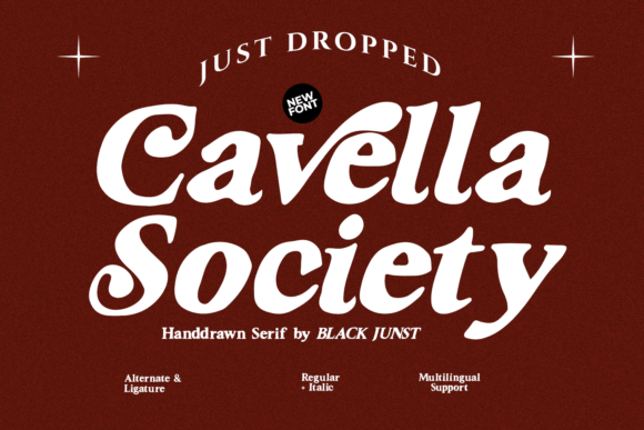 Cavella Society Font - Featured Image