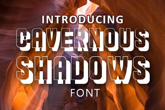 Cavernous Shadows Font - Featured Image