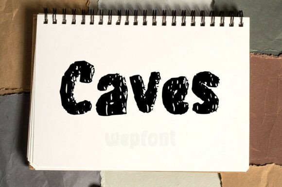 Caves Font - Featured Image