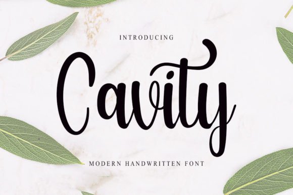 Cavity Font - Featured Image