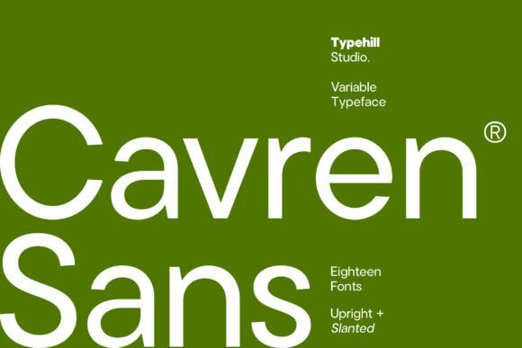 Cavren Sans Font - Featured Image