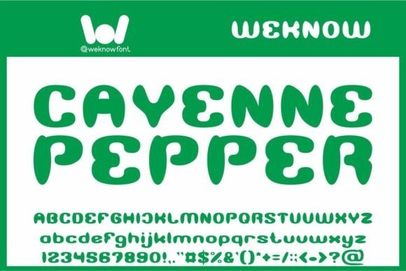 Cayenne Pepper Font - Featured Image