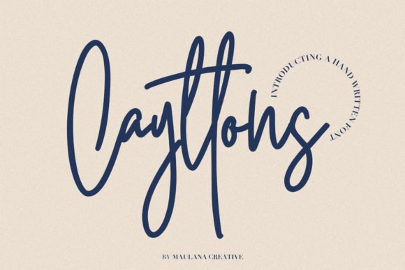 Cayttons Font - Featured Image