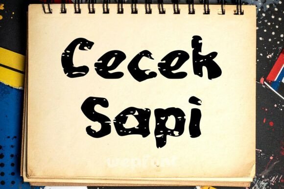 Cecek Sapi Font - Featured Image