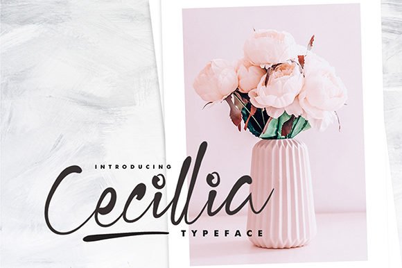 Cecilia Script Font - Featured Image