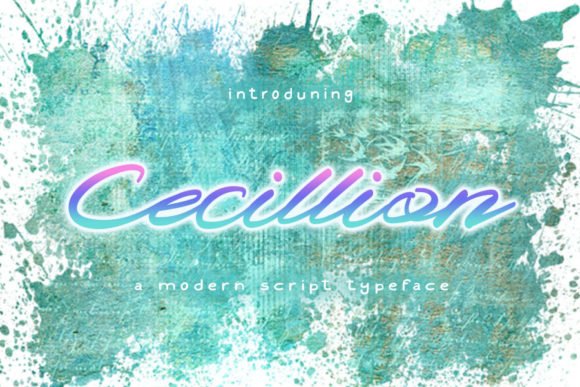 Cecillion Font - Featured Image