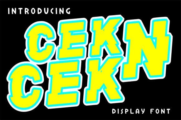 Cek N Cek Font - Featured Image