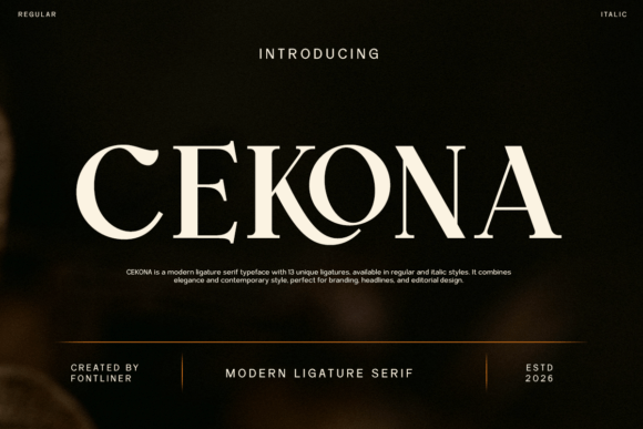 Cekona Font - Featured Image