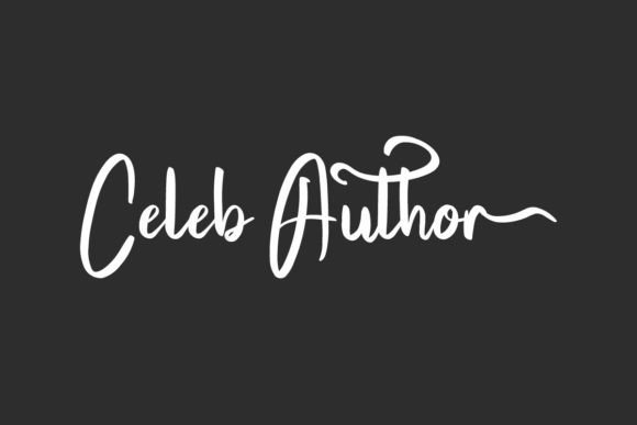 Celeb Author Font - Featured Image