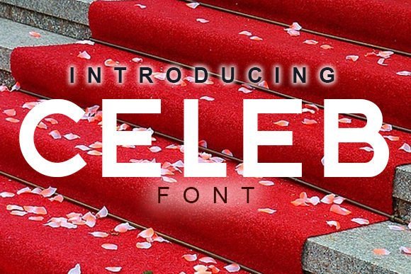 Celeb Font - Featured Image