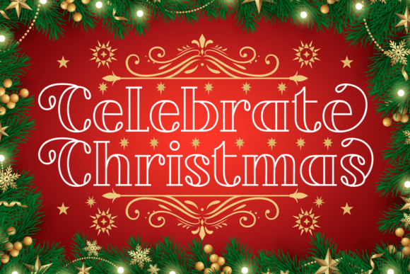 Celebrate Christmas Font - Featured Image