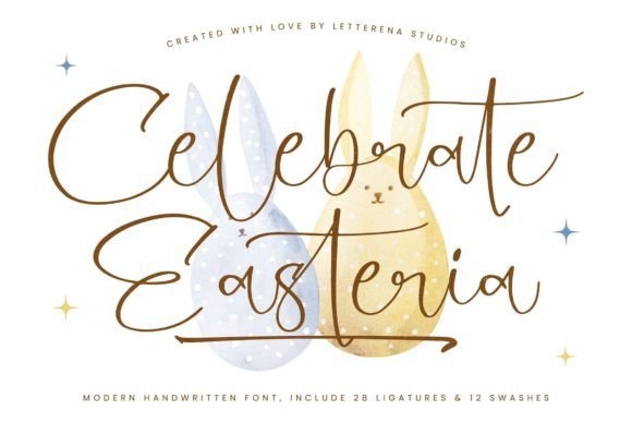 Celebrate Easteria Font - Featured Image