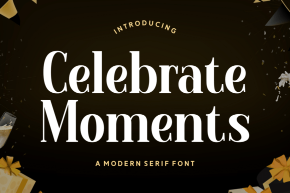 Celebrate Moments Font - Featured Image