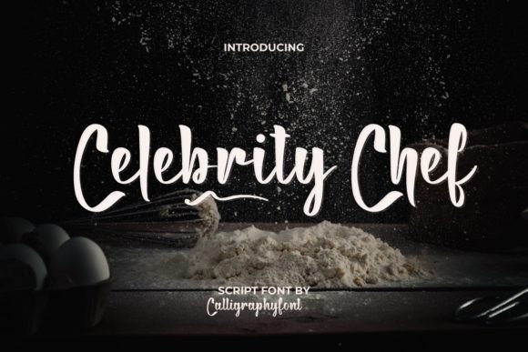 Celebrity Chef Font - Featured Image