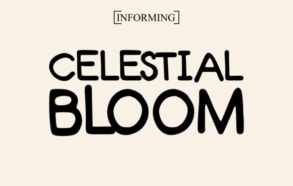 Celestial Bloom Font - Featured Image