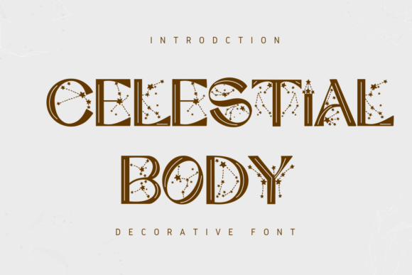 Celestial Body Font - Featured Image