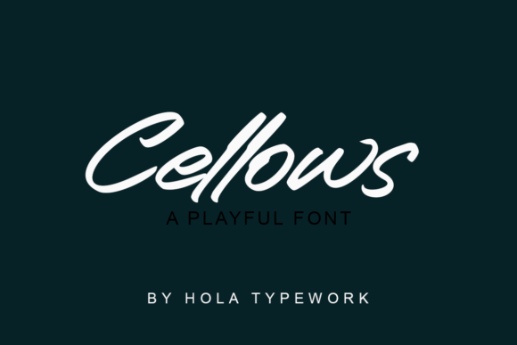 Cellows Font - Featured Image