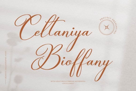 Celtaniya Bioffany Font - Featured Image