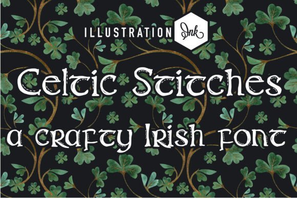 Celtic Stitches Font - Featured Image