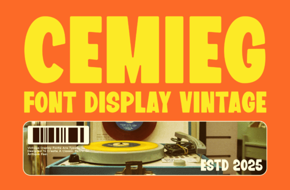 Cemieg Font - Featured Image
