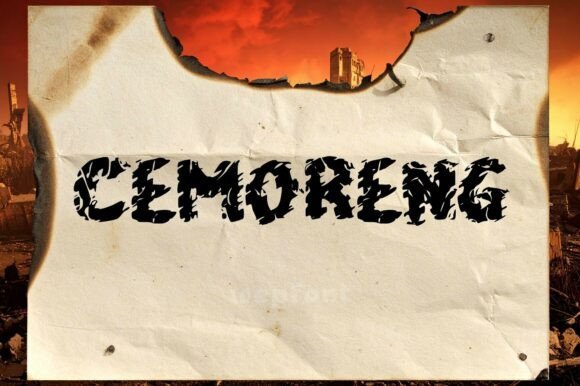 Cemoreng Font - Featured Image