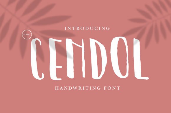 Cendol Font - Featured Image