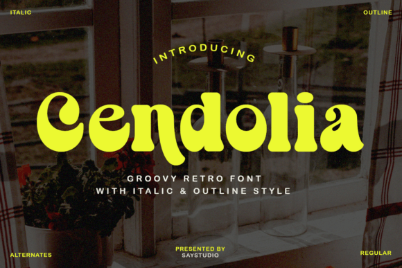 Cendolia Font - Featured Image