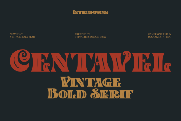 Centavel Font - Featured Image