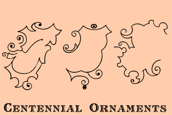 Centennial Ornaments Font - Featured Image