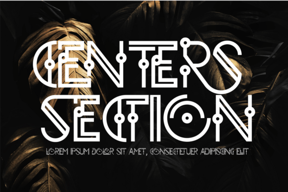 Centers Section Font - Featured Image