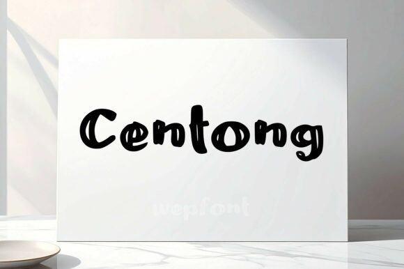Centong Font - Featured Image