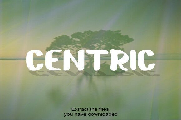 Centric Font - Featured Image