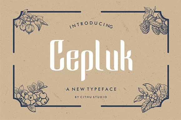 Cepluk Font - Featured Image