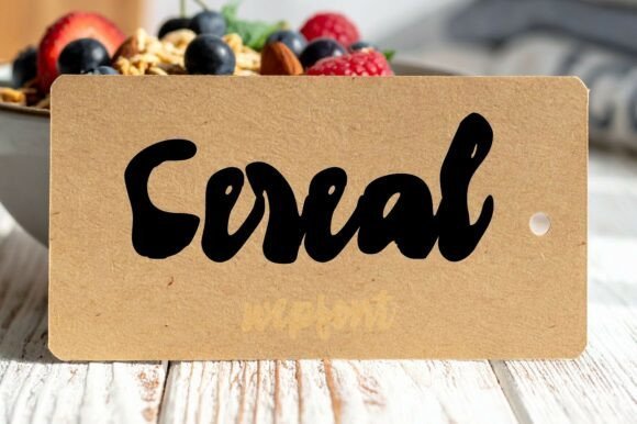 Cereal Font - Featured Image