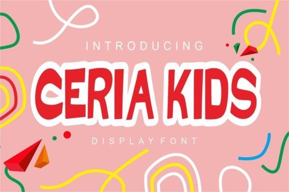 Ceria Kids Font - Featured Image