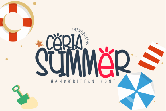 Ceria Summer Font - Featured Image