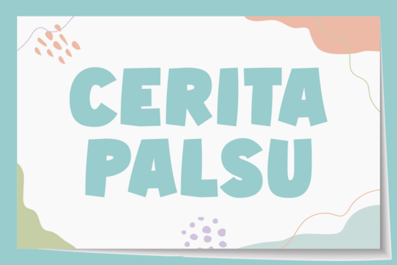 Cerita Palsu Font - Featured Image