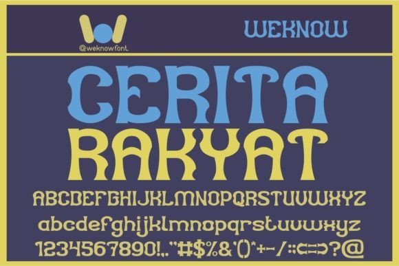 Cerita Rakyat Font - Featured Image