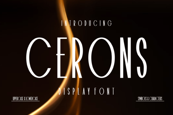 Cerons Font - Featured Image