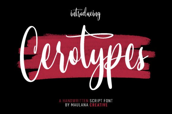 Cerotypes Font - Featured Image