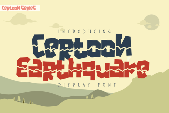 Certoon Earthquake Font - Featured Image