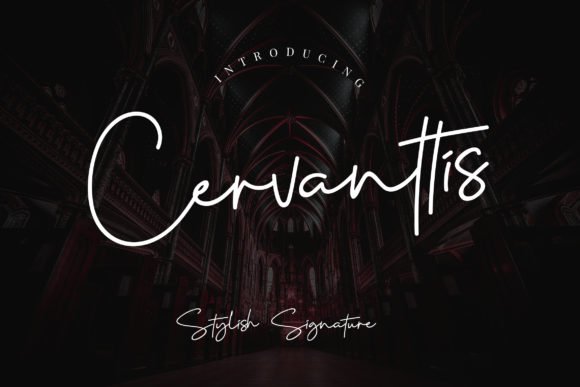 Cervanttis Script Font - Featured Image