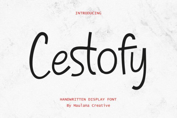 Cestofy Font - Featured Image